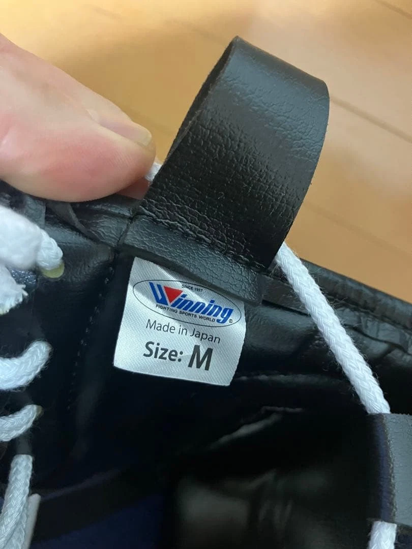 🥊 Winning Boxing Headgear FG-5000 & Cup Protector CPS-500 Set — Black (Size M) | NEW - Image 4