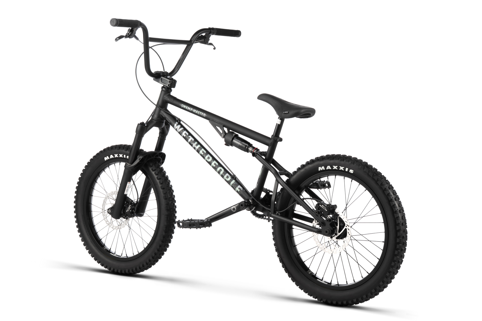 WETHEPEOPLE Swampmaster 20″ BMX Bike – Matt Black Freestyle Street Bike - Image 2