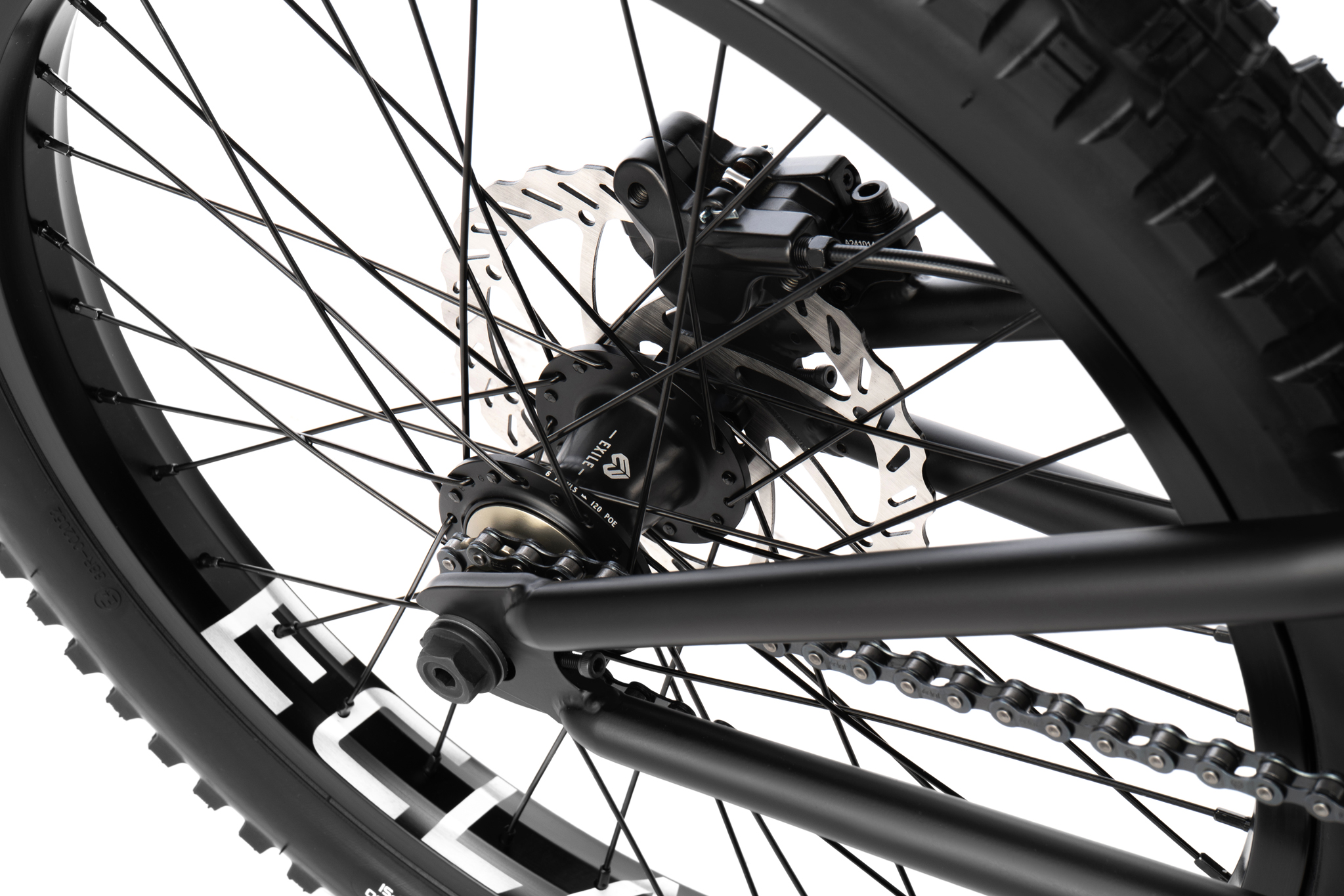 WETHEPEOPLE Swampmaster 20″ BMX Bike – Matt Black Freestyle Street Bike - Image 6